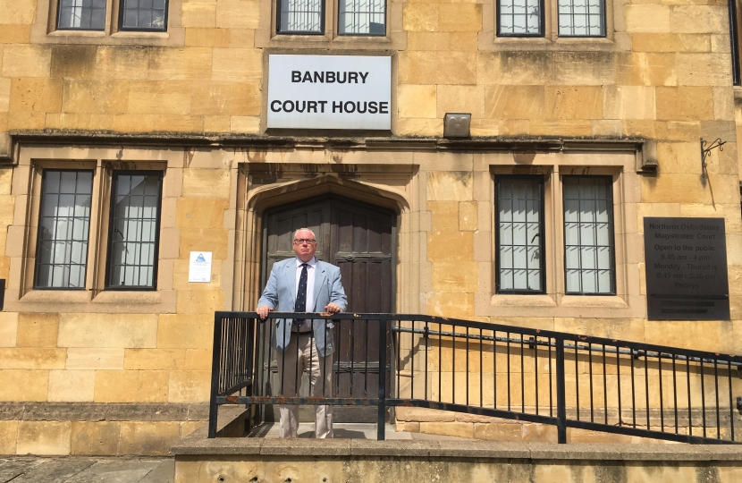 Leader of the Town Council Kieron Mallon at Banbury Magistrates Court