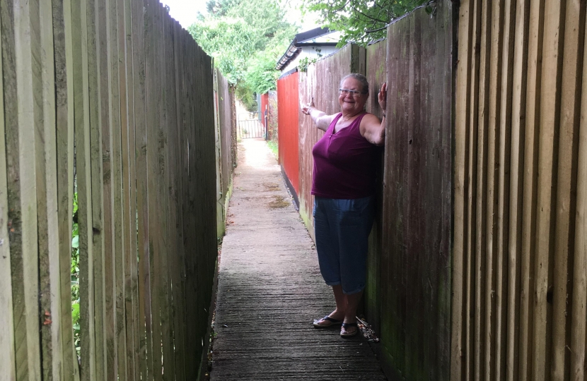 Councillor Debbie Pickford after the blitz