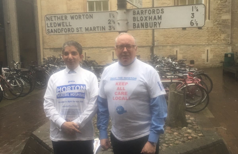 Arash Fatemian and Kieron Mallon - Horton campaigning 