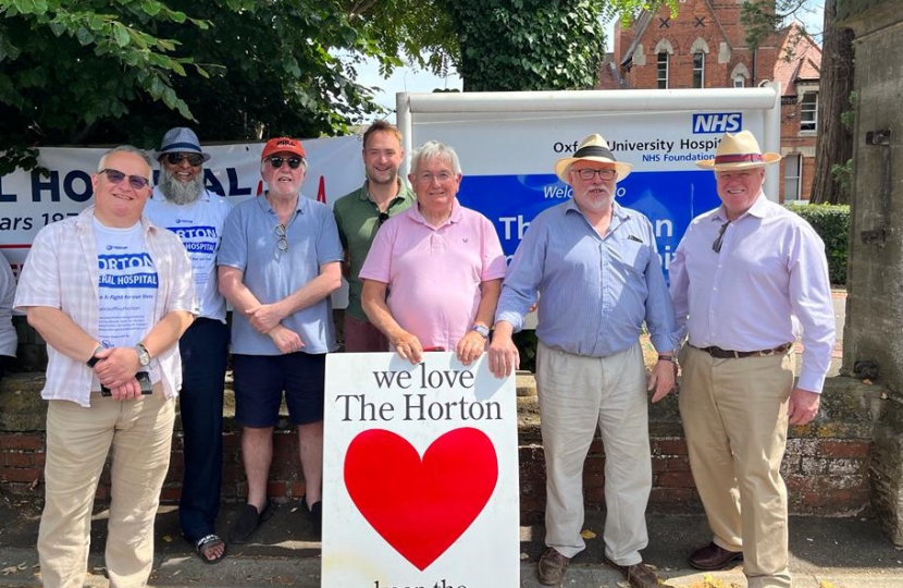 Banbury Councillors outside the Horton