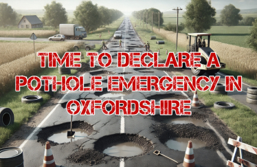 Declare a pothole emergency in Oxfordshire!