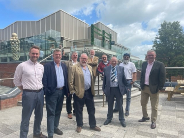 Banbury Councillors at the opening of The Light